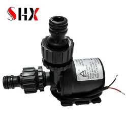 Water Pump 12v High Pressure Ultra Quiet Solar DC 24V Lift 5M 800L/H Brushless Motor Submersible Water Pumps Quick Break Joint