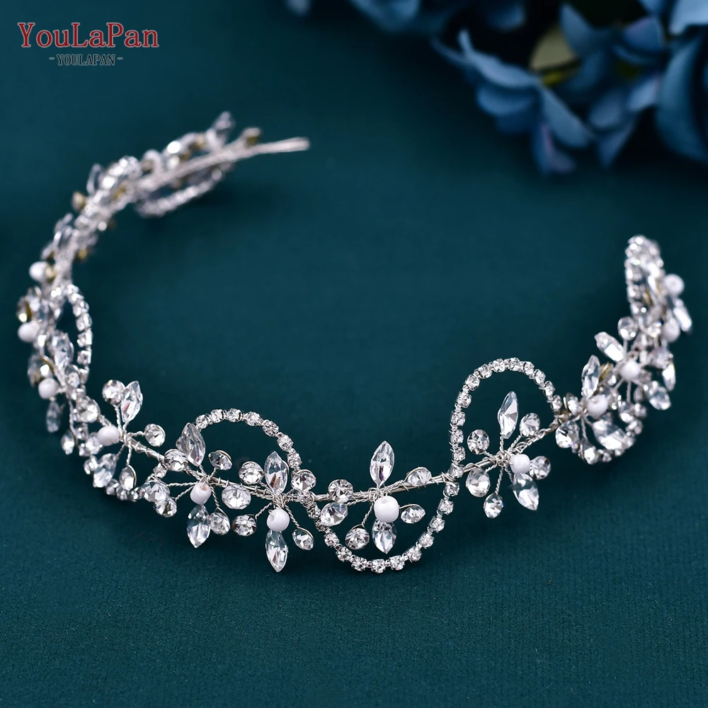 YouLaPan Silver Color Rhinestone Bridal Belt Sequined Belts for Women Wedding Dress Waist Chain  Gowns Belt Accessories SH266