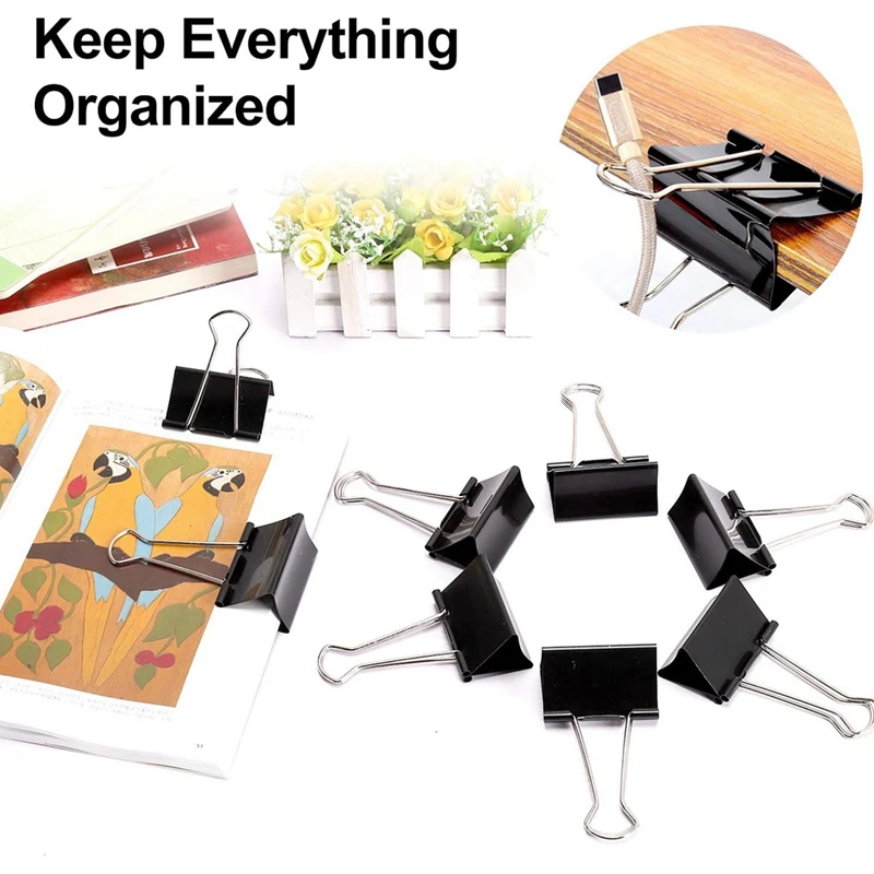 초대형 바인더 두꺼운 파일 폴더 및 드로잉 보드 클립 2.4인치(약 6.1cm) 8개