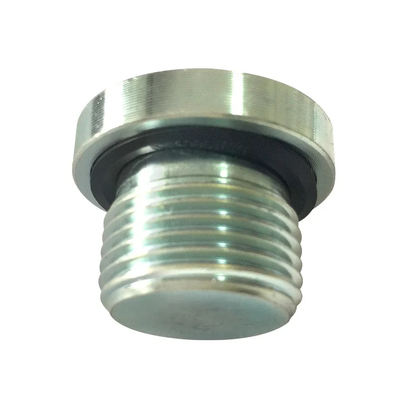 Metric M8~60X1.5mm Male Threaded ED Nut Ring Sealing Plug Hex Socket Flange Plug Seal Pipe Oil Plug Washer Plug Cap