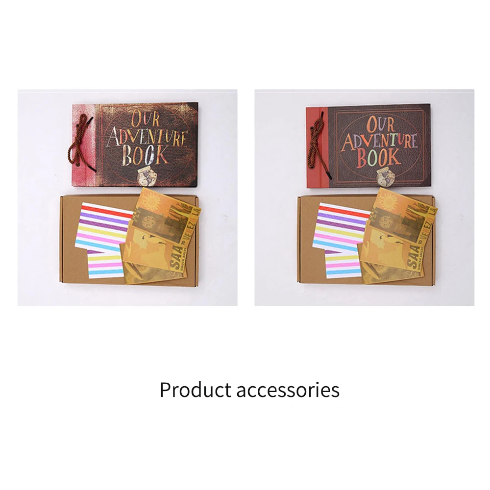 Álbum Fotográfico Estilo Retro, Memory Gift, Exquisite Adventure Book, Resistente, Memory Gift, 2919cm, Requintado, Novo, 40 páginas