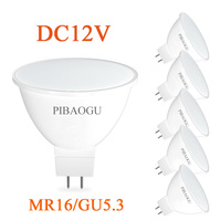 1/4/6/10pcs LED GU5.3 spotlight MR16 lights low voltage DC12V no flickering 3W 6W 9W 12W for Landscape Recessed Track Lighting