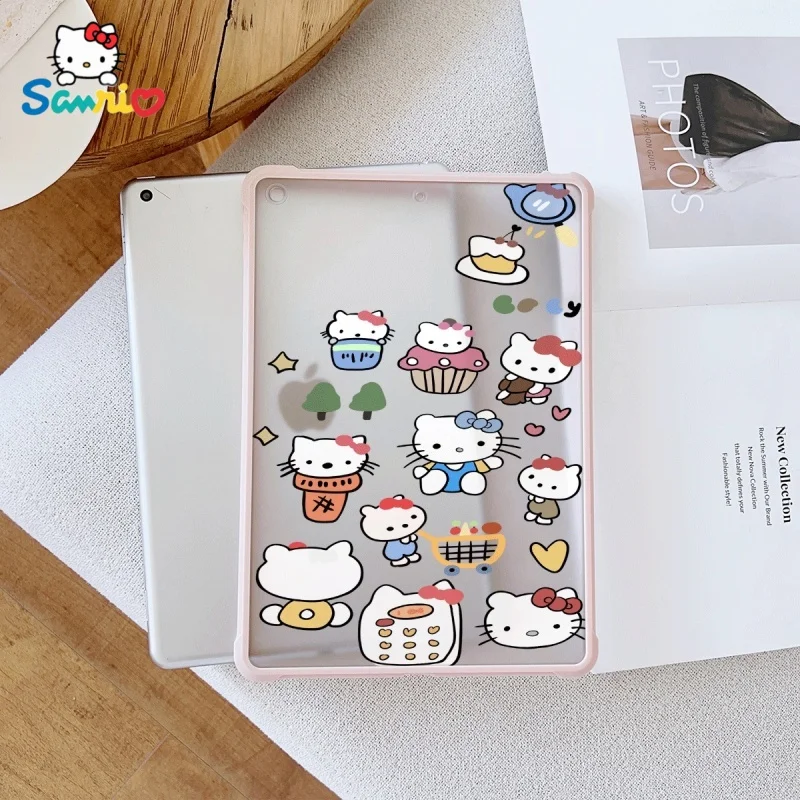 

Sanrio Cute Hello Kitty pink ipad case is suitable for the ipad Pro 6/M4,Air3/5,Mini 6,ipad 6/10,8.3/9.7/10.5/12.9/10.9/11 inch