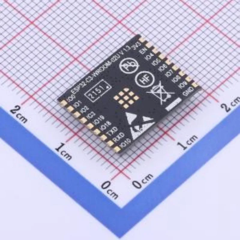 (5/10pcs) ESP32-C3-WROOM-02U-N4 SMD-19P 100% Original In Stock ESP32-C3-WROOM-02U Wi-Fi (Bluetooth LE) ESP32-C3-WROOM-02U 160