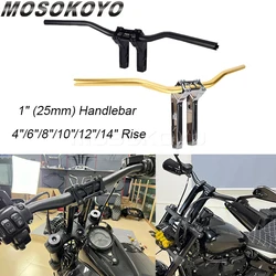 For Harley FLFB FLFBS FLSL FXBB FXBR FXBRS FXDRS FXFB FXFBS FXLR FXLRS FXLRST FXD Club Style 25mm 1