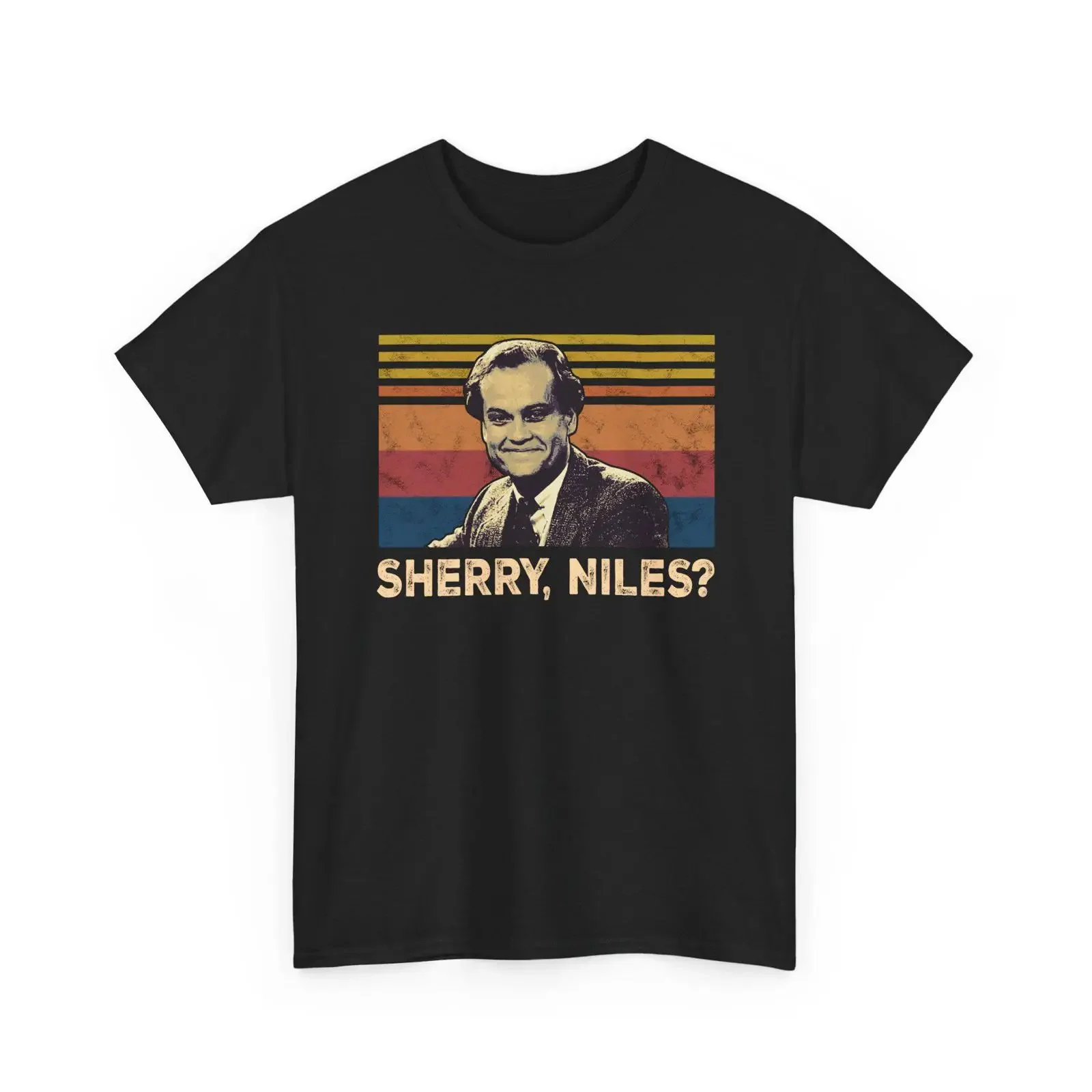 Sherry Niles Vintage Movie T Shirt vintage Washed streetwear Top For Everyday Wear Comfortable designer clothes Versatile