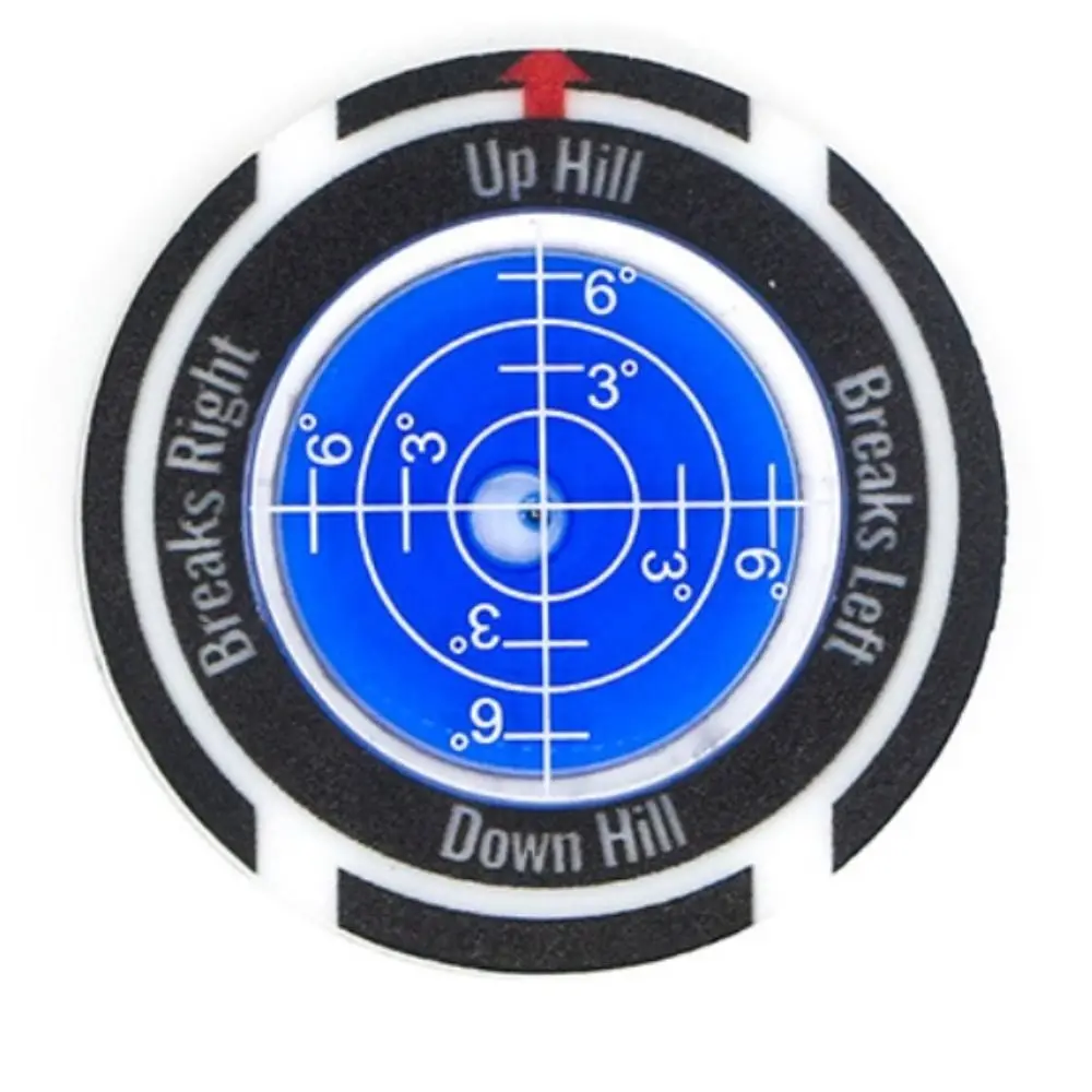 High Precision Golf Tools Leveler Clear&Transparent Training Tool Golf Slope Meter Versatile Design Ball Marker