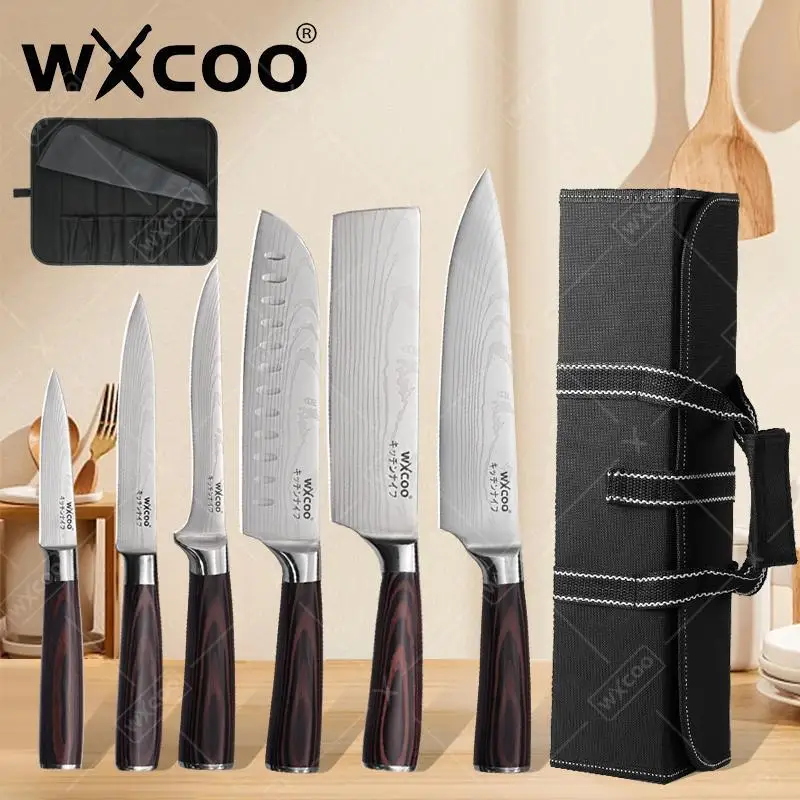 WXCOO Geschmiedetes Küchenmesser aus Edelstahl, Obstmesser aus Edelstahl, Schneider, Ausbeinen, Metzger, tragbares Fleischbeil, Obstmesser