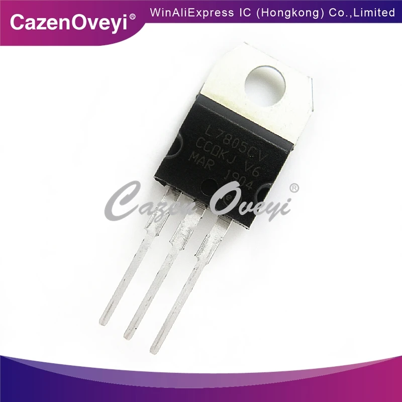 10pcs/lot L7805CV L7805 7805 LM7805 KA7805 Voltage Regulator 5V TO-220 In Stock