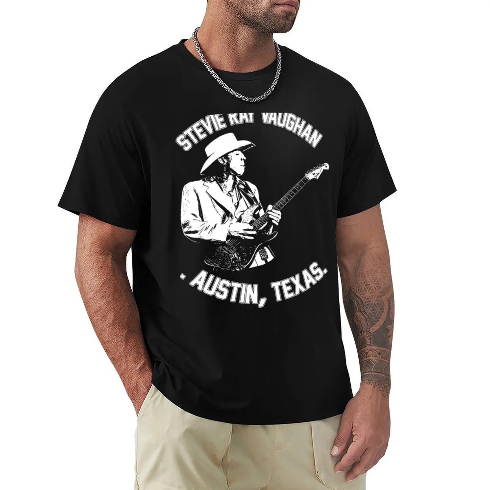 

Stevie Ray-Vaughan art T-Shirt luxury t-shirt graphic shirts graphics heavyweights shirts men