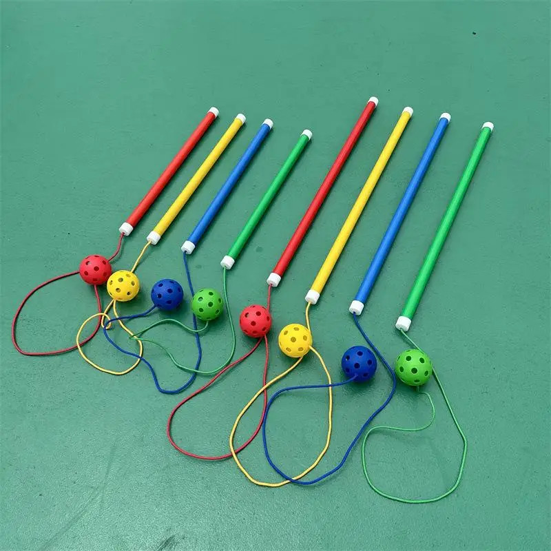 ของเล่นบอลกระโดดกลางแจ้ง ไม้ตีบอลเด้ง บอลเด้งสำหรับเด็กเล็ก ฝึกพัฒนาการทางประสาทสัมผัส เกมสำหรับเด็กอนุบาล