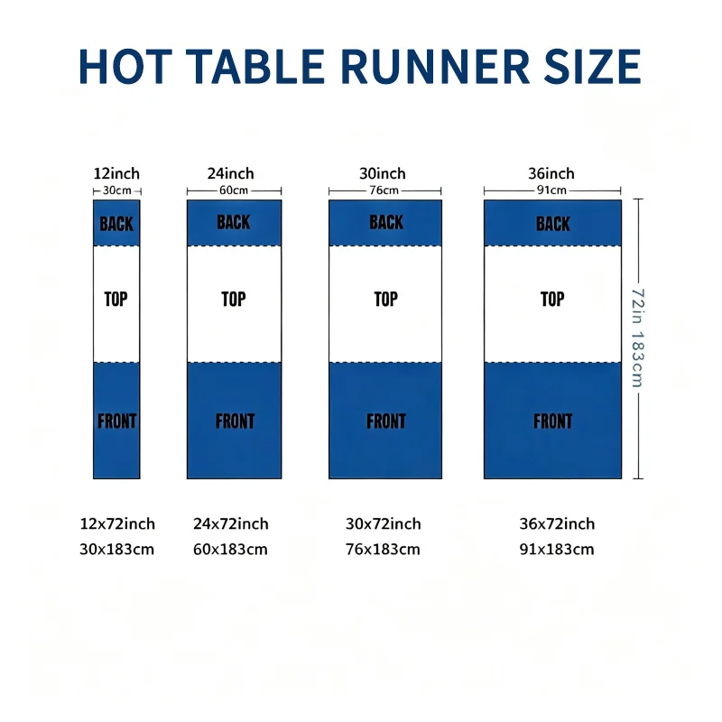 Custom Logo Table Runner | Polyester Banner for Vendor Booths, Craft Fairs & Market Displays | Personalized Business Table Sign