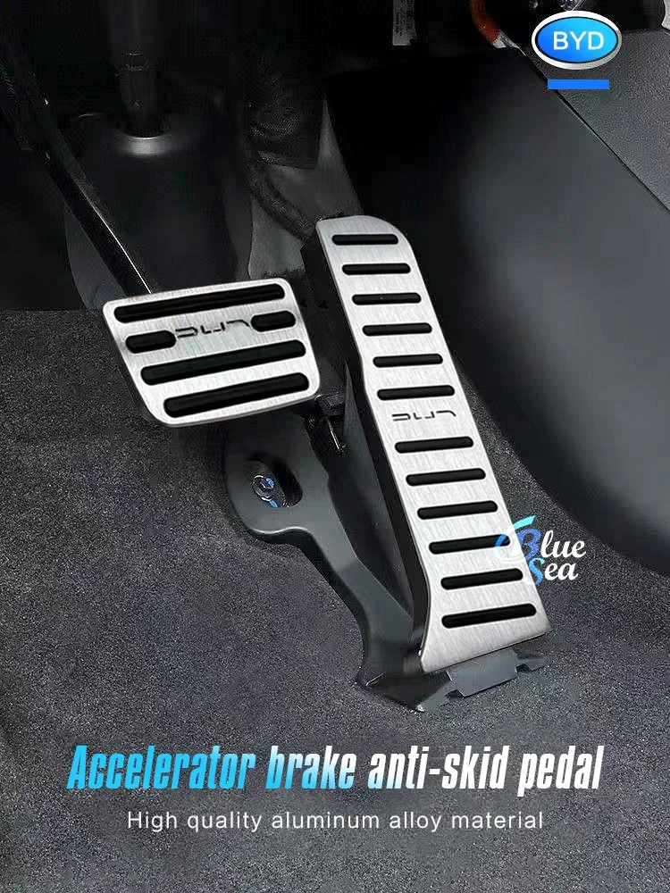 Nakładki na pedały gazu i hamulca do BYD Seal U Song Plus Song Max Tang Qin Seal Destroyer 05, akcesoria do wnętrza samochodu — 2