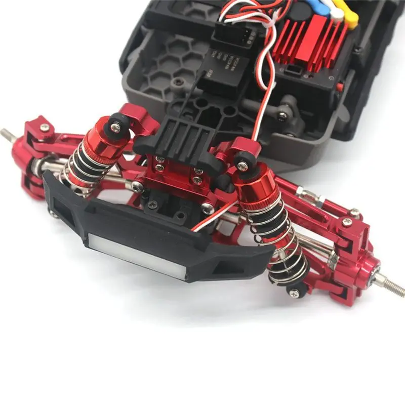 ABPF Metal Suspension Arm Steering Block Set for Go 16207 16208 16209 16210 H16 1/16 RC Car Upgrade Parts Kit,2