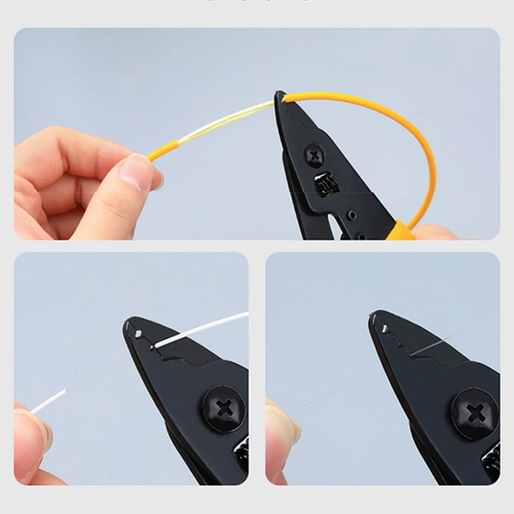 CFS-3 Fiber Optic Tool Stripper optical cable cold splicing and hot melting tools three-necked pliers CFS 3 Holes wire stripping