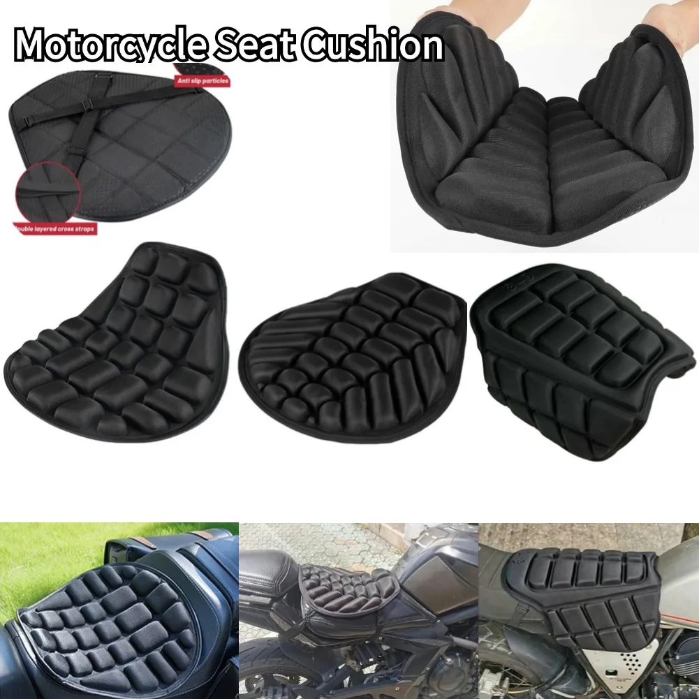 

Motorcycle Seat Cushion Anti Slip Motorbike Comfort Air Seat Cushion Cover Pressure Relief Protector Universal Motorcycle Seats