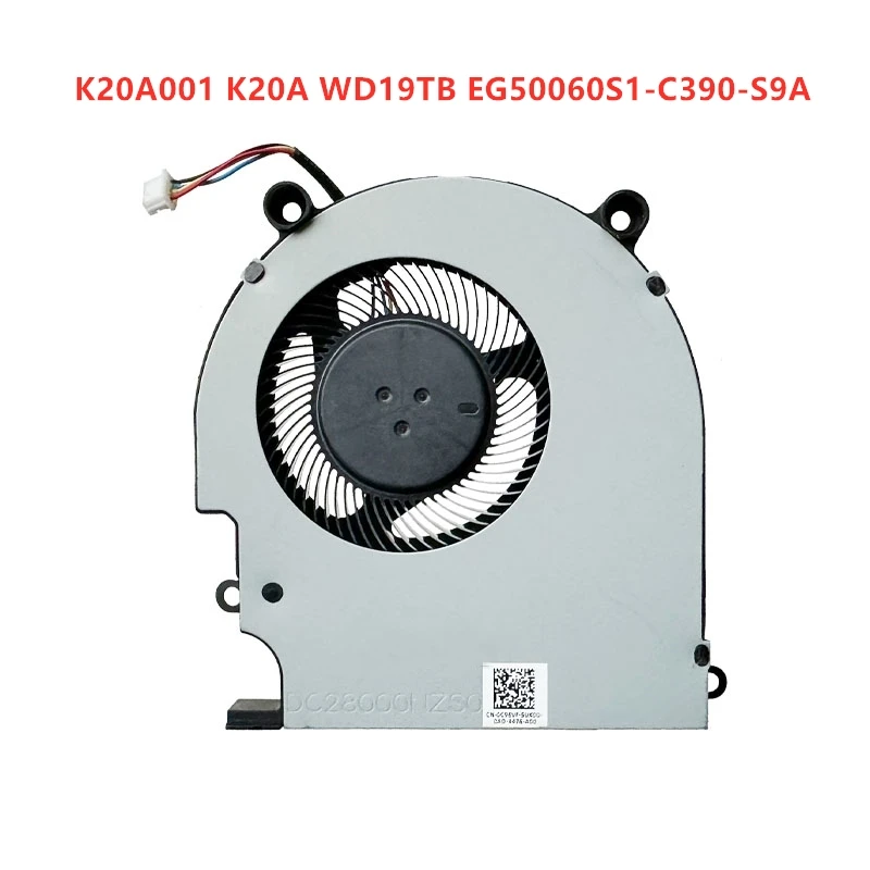 Ventilador de refrigeración GPU Original para ordenador portátil, nuevo, para Dell K20A001, K20A, WD19TB, EG50060S1-C390-S9A