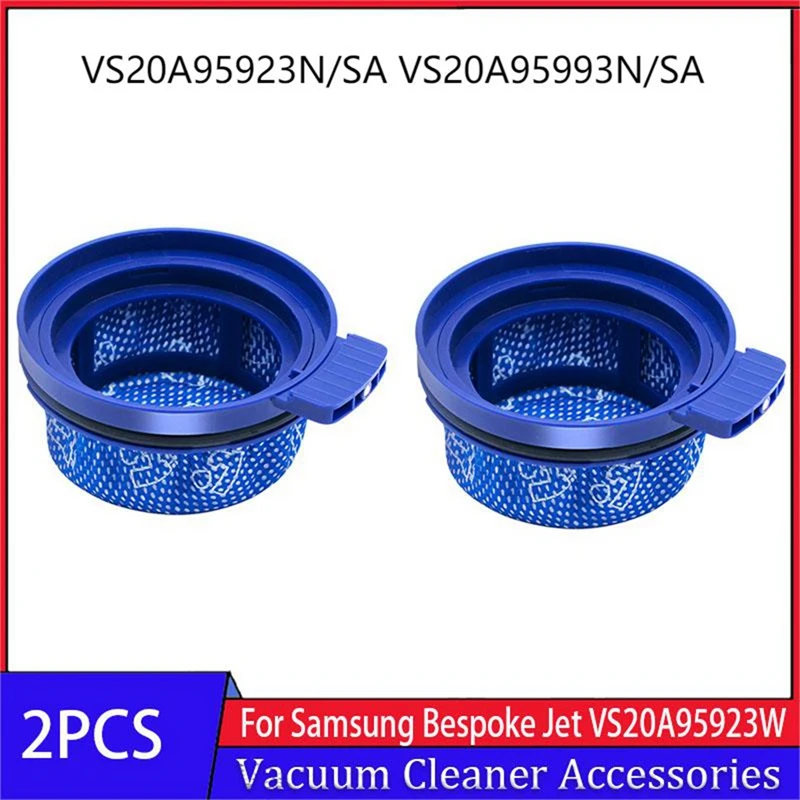 2PCS Washable Vacuum Filter For SAMSUNG BESPOKE Jet VS20A95923N/SA VS20A95993N/SA Cordless Stick Vacuum Cleaner Replacement