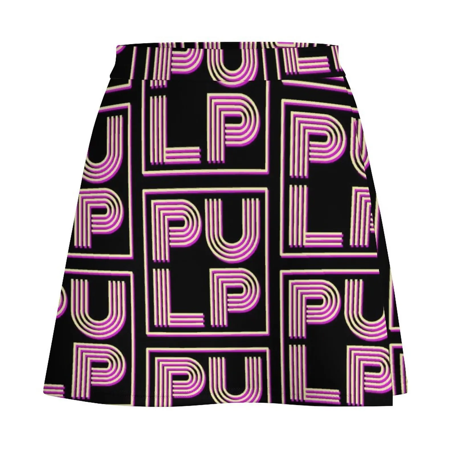 Pulp band logo Mini Skirt Miniskirt korean women's clothes skirts Mini Skirt