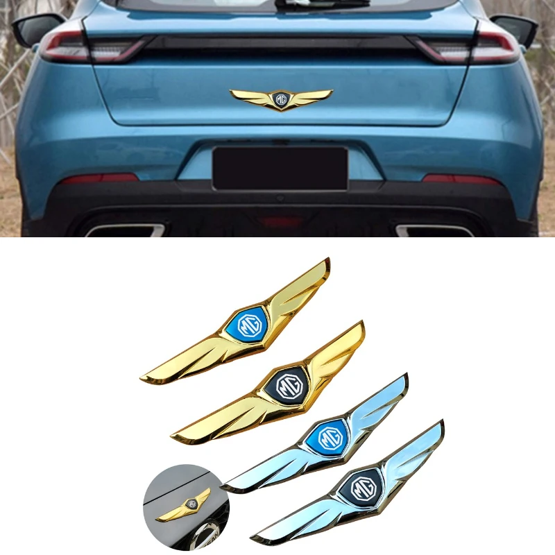 For MG Car Metal Styling Hood Rear Trunk Styling Sticker Auto Badge Decal Decor Emblem MG3 5 6 7 TF ZR ZS ES HS EZS Morris 3 GS
