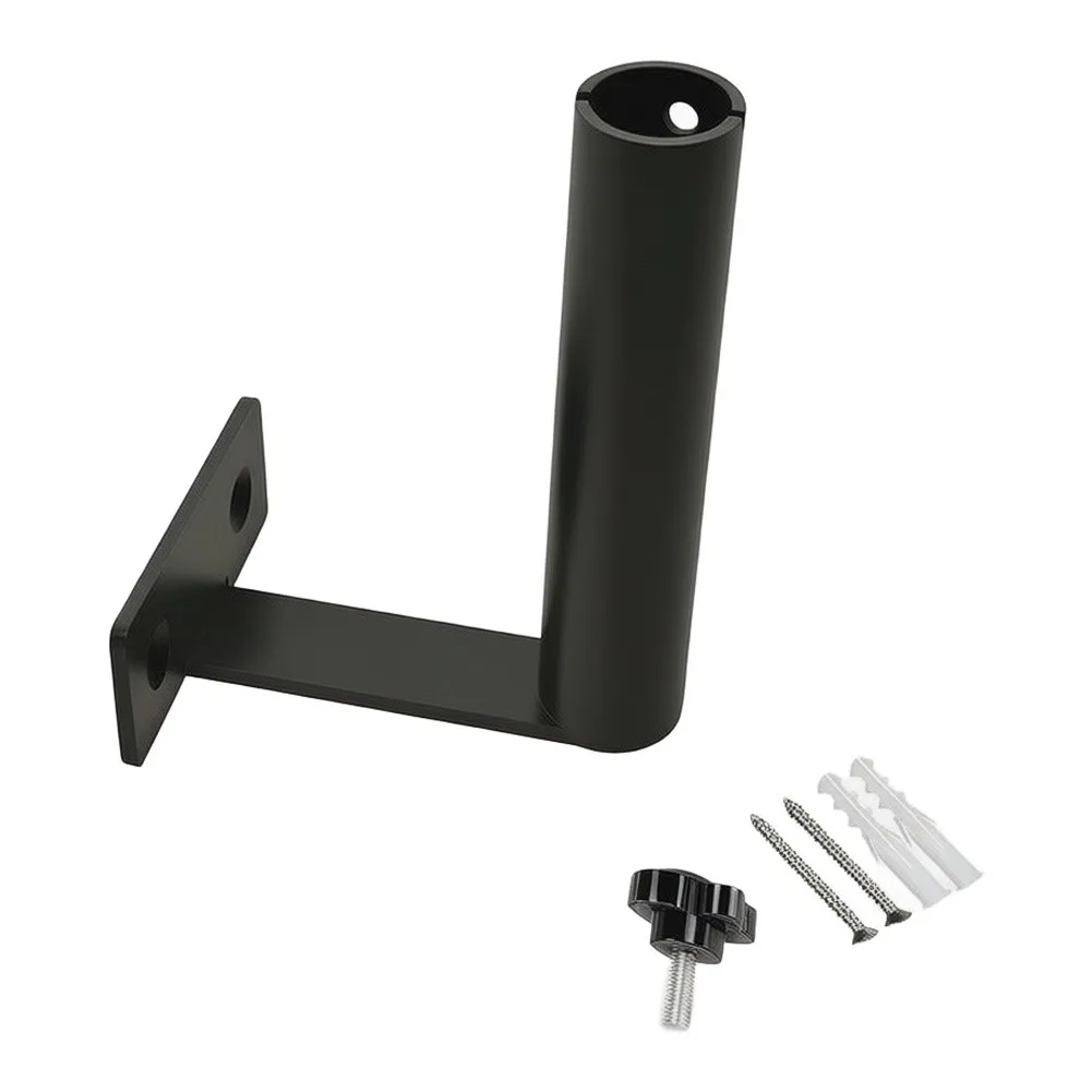 1pc 90 Degree Wall Mount Bracket  L Shape Bracket Tenon Adaptor For Lamp Post Tree Weather Vanes Sprinklers Outdoor Applications