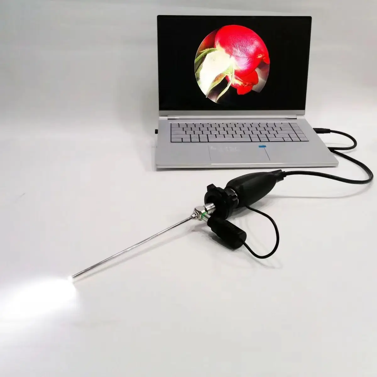 YD-602K high-definition medical portable USB veterinary endoscope camera with light source, high-resolution surgical camera