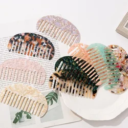 Acetate Hair Combs Anti-static Massage Hair Brush Hairdressing Colorful Hairdress Salon Styling Tool Travel Accessories