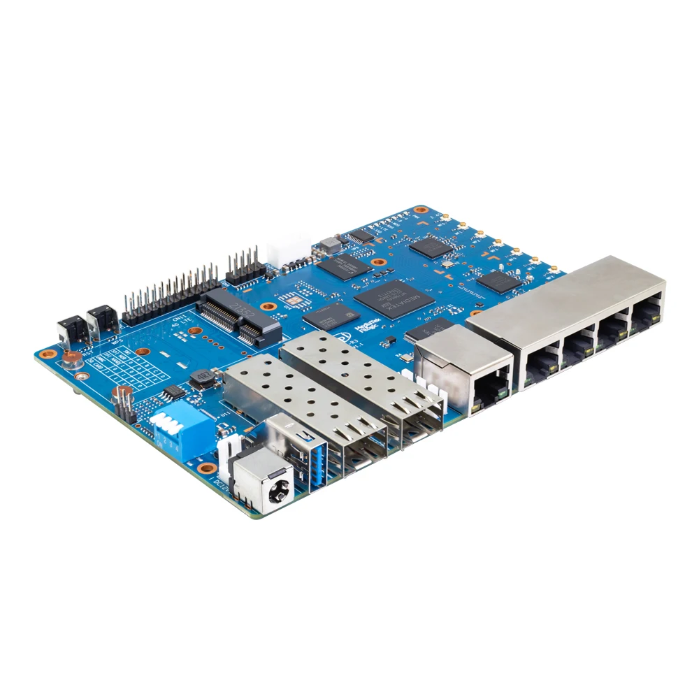 Banana Pi Bpi-r3 Mediatek Mt7986 Quad Core Processor Motherboard 2g Ddr4 8g Emmc Flash Openwrt Open Source Smart Router Board