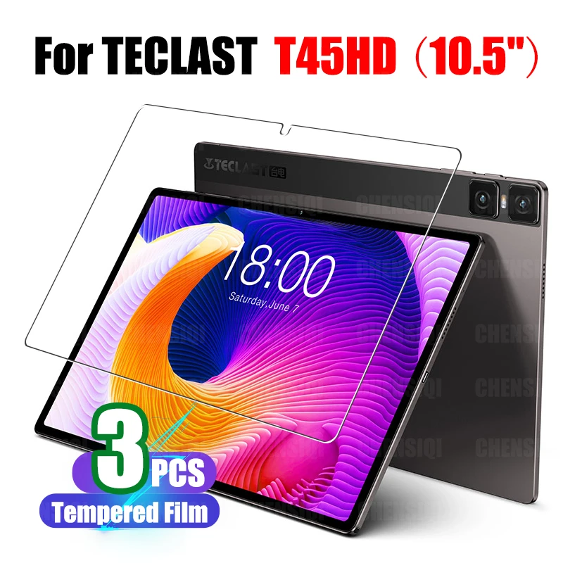 For TECLAST T45HD (10.5 Inch) 2023 Released Screen Protector High Definition Anti-fall / Anti-scratch Tempered Glass Film