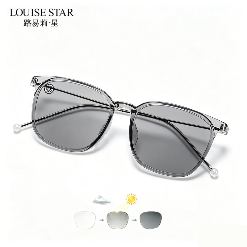 TR90 Plain Face Glasses Frame Ultra Light Photochromic Reading Glasses Full Frame Transparent Glasses Frame+0+25+50