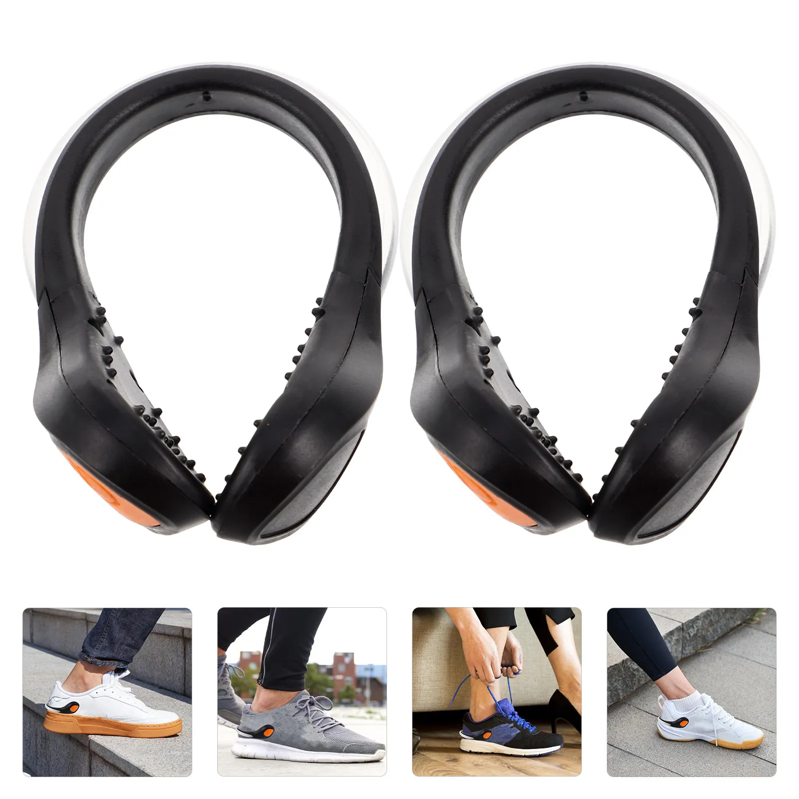 

2Pcs LED Shoe Clip Lights Night Running Gear Flash Shoe Safety Clip Illuminated Running Lights for Runners Walkers Cyclists