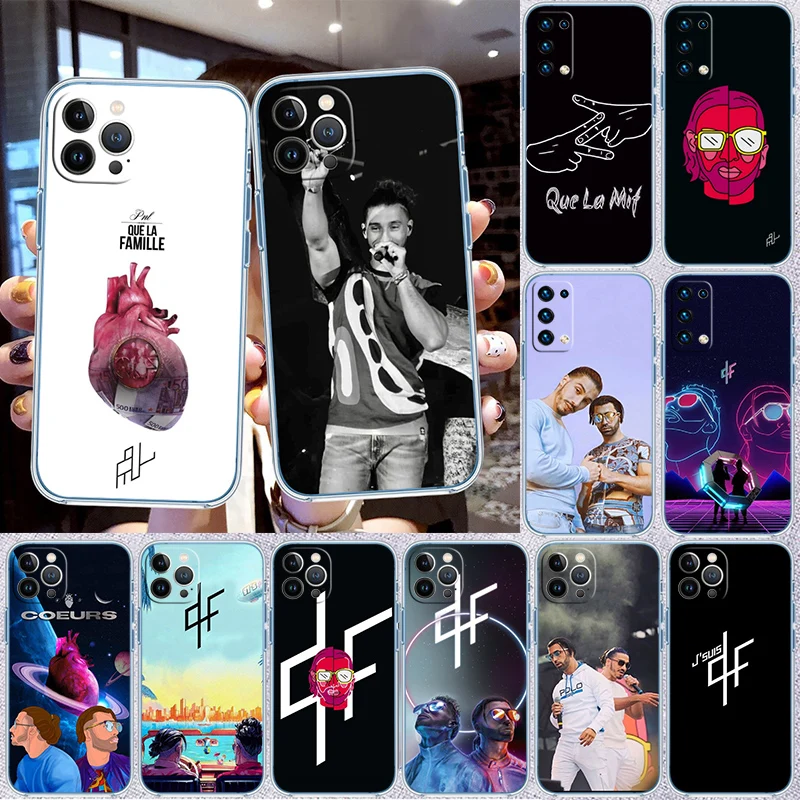 Funda transparente para teléfono IJ46 PNL Band para Motorola Moto G7 G8 G9 G84 G85 G73 G24 G15 Z2 Play Power Plus