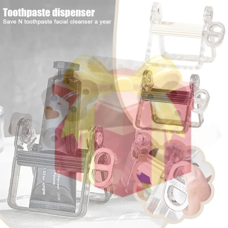 

Toothpaste Squeezer Tool Manual Plastic Tube Dispenser For Easy Squeezing Bathroom Essential For Toothpaste And Creams For Daily