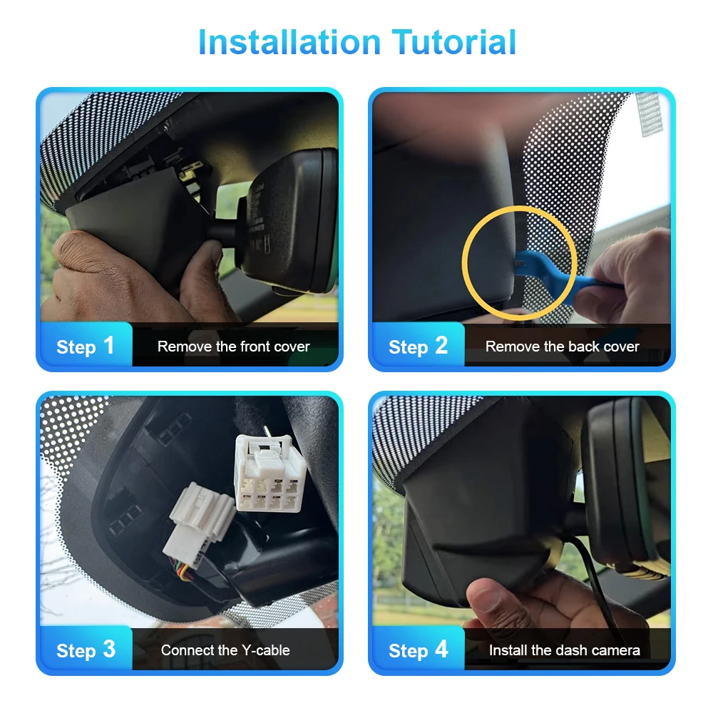 لكاميرا السيارة Acura TLX 2021-2025 2160P، كاميرا ARB OEM Look Dash مع رؤية ليلية وعدسة زاوية واسعة