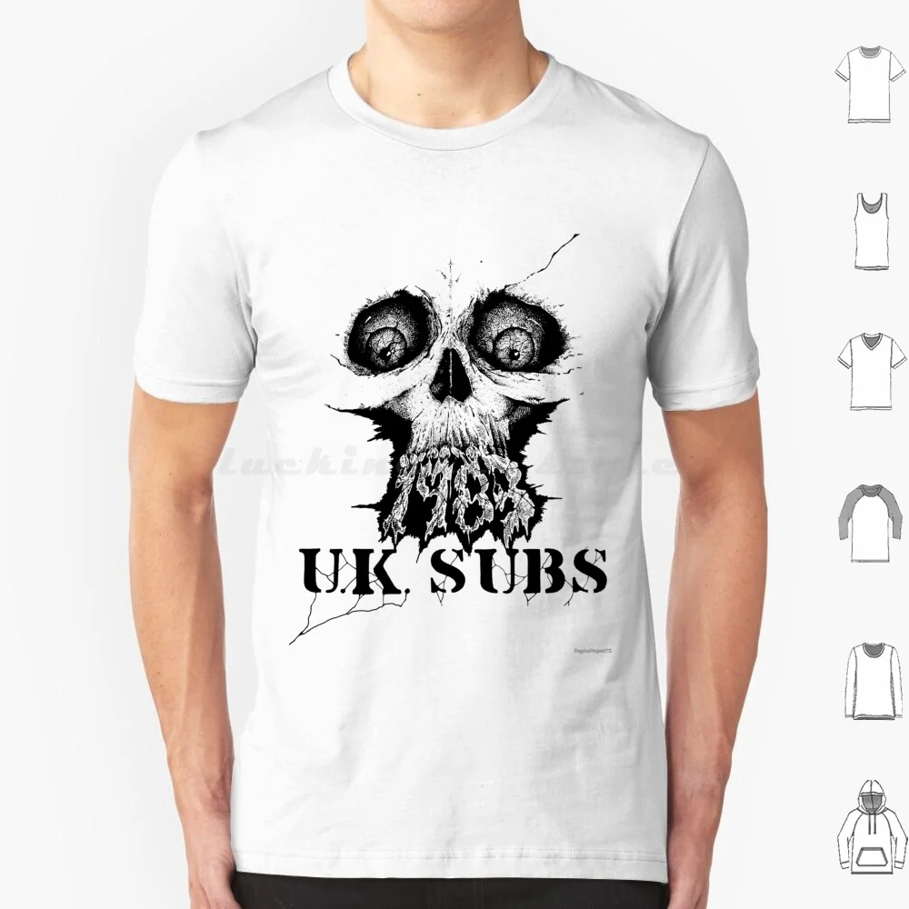 Uk Subs T Shirt 6xl Cotton Cool Tee Uk Subs Kill Band Music Uk Punk Post Punk New Vawe Fear Blood London Black Gothic White Cure