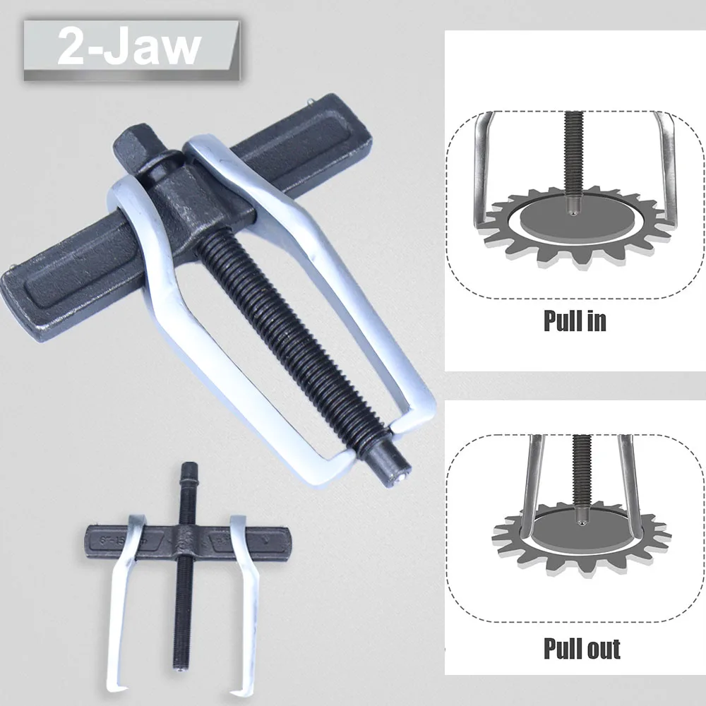 

2-Jaw Gear Bearing Puller Removal ,Reversible Removal Tool for External Internal Pulling,Separation and Lifting Device Extractor