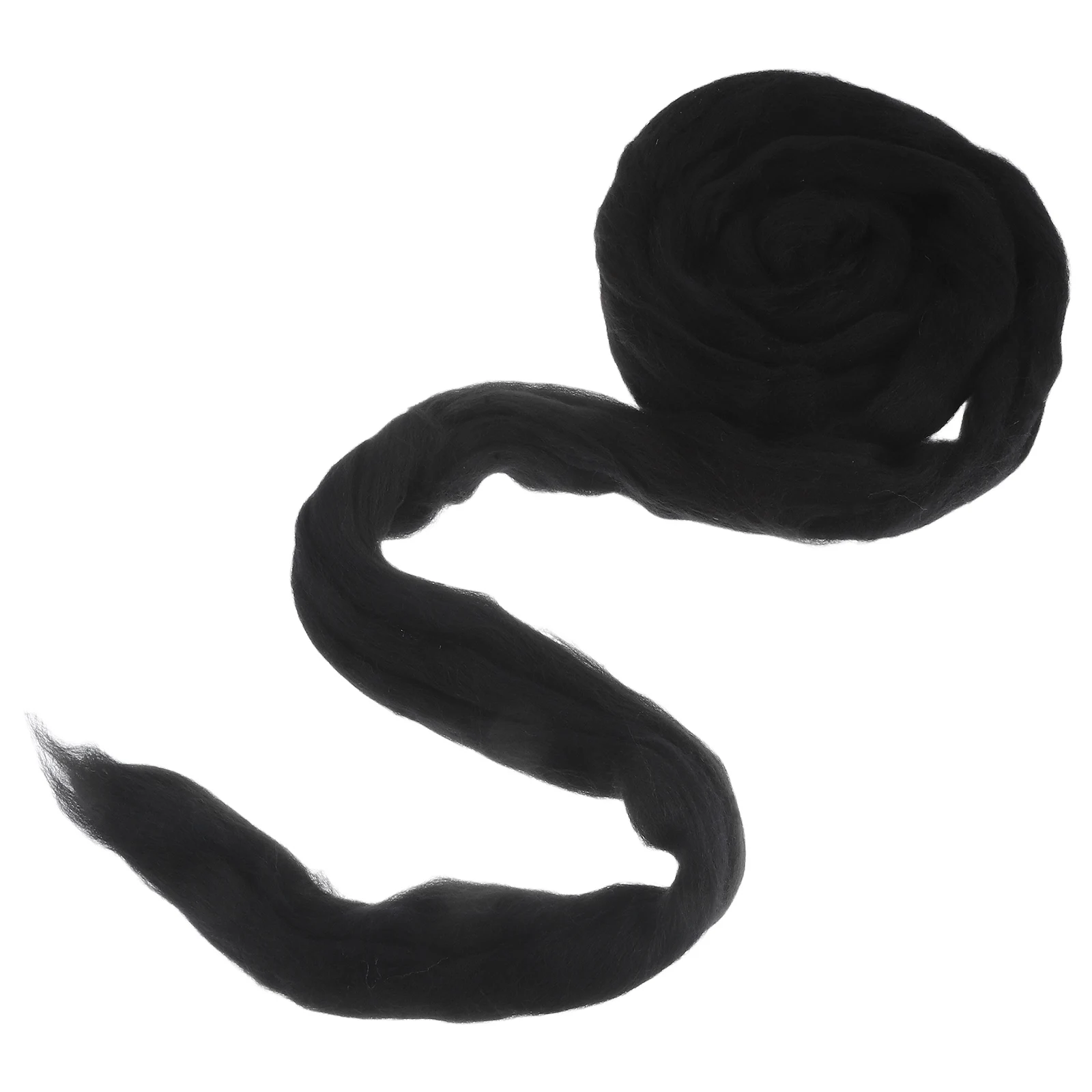 

1 Bag Soft Solid Color Wool Roving for Needle Felting DIY Craft Supply Ideal for Beginners Easy Start Relaxing Art Activity At