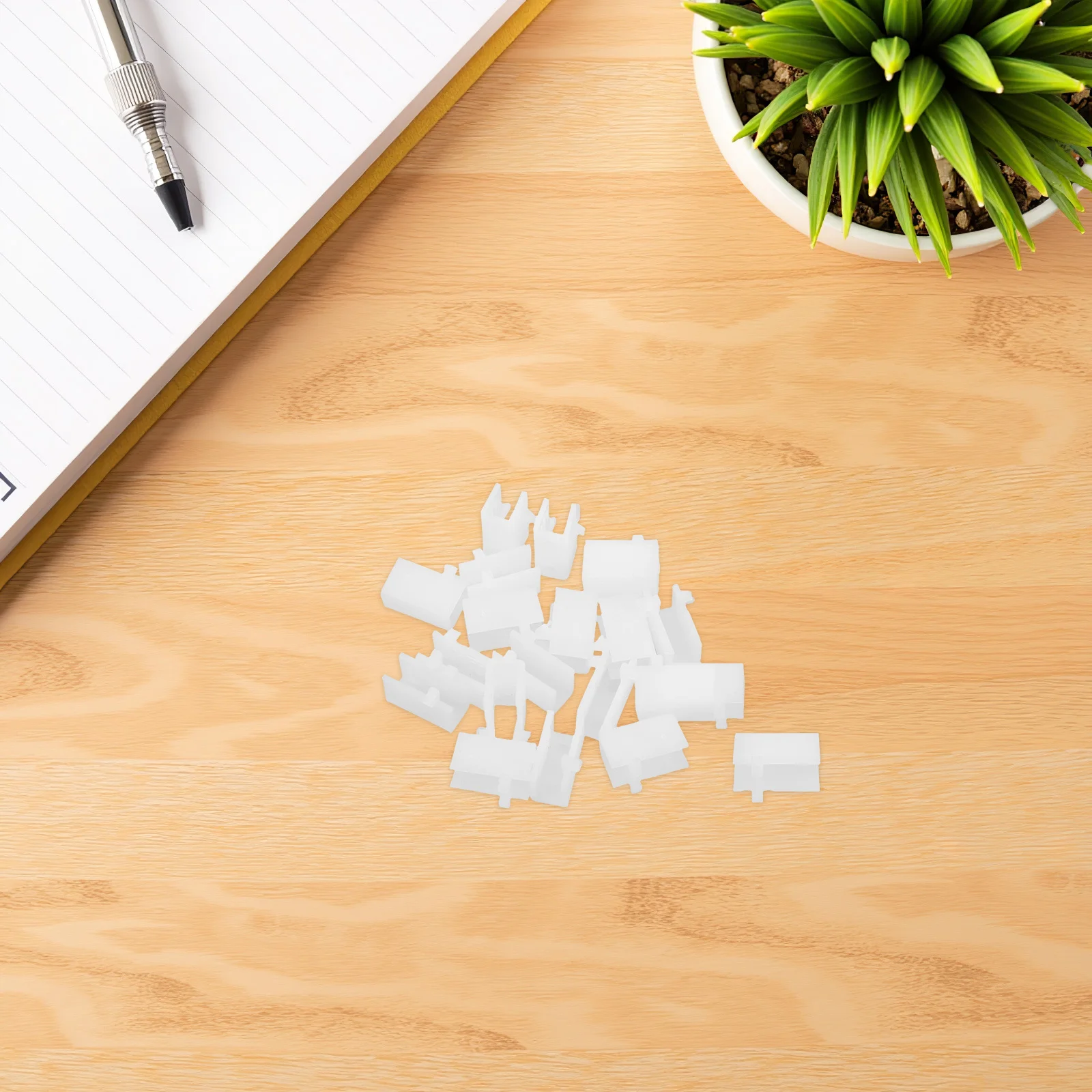 

20Pcs Sturdy Shelf Clips Easy Installation Cabinet Support Brackets for File Cabinets No Tools Required Reliable