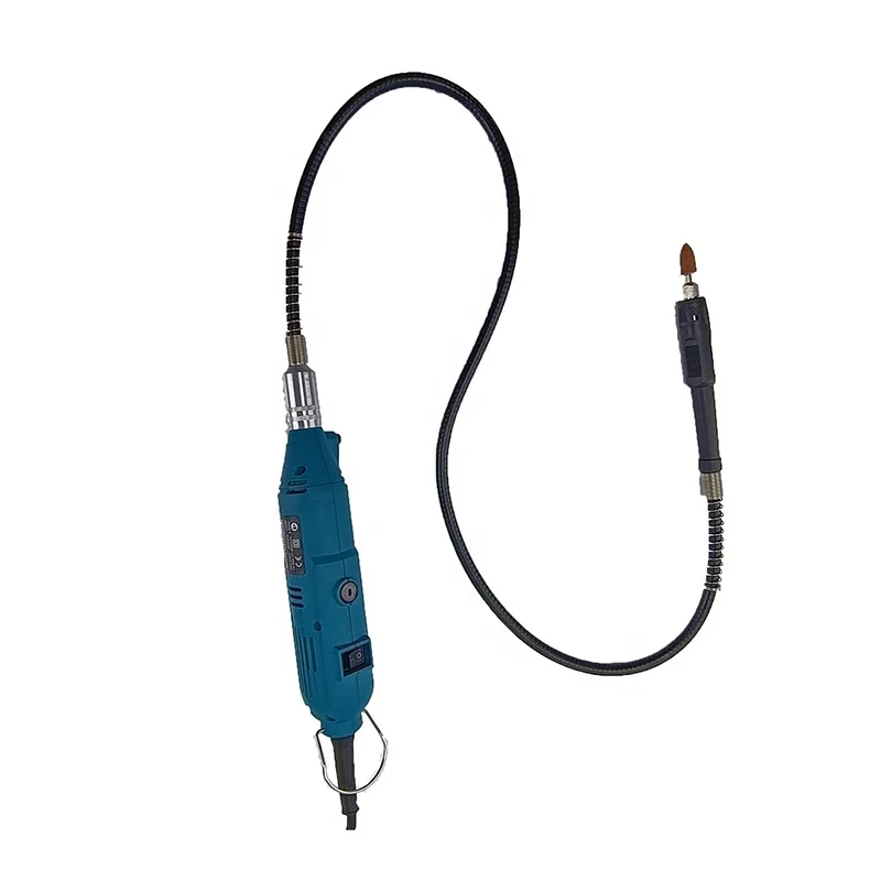TS-2004 Mini DIY Rotary Tool Kit Handheld 1/8 Die Grinder & Sanding Carving Cutter Similar to Dremel Made of Metal