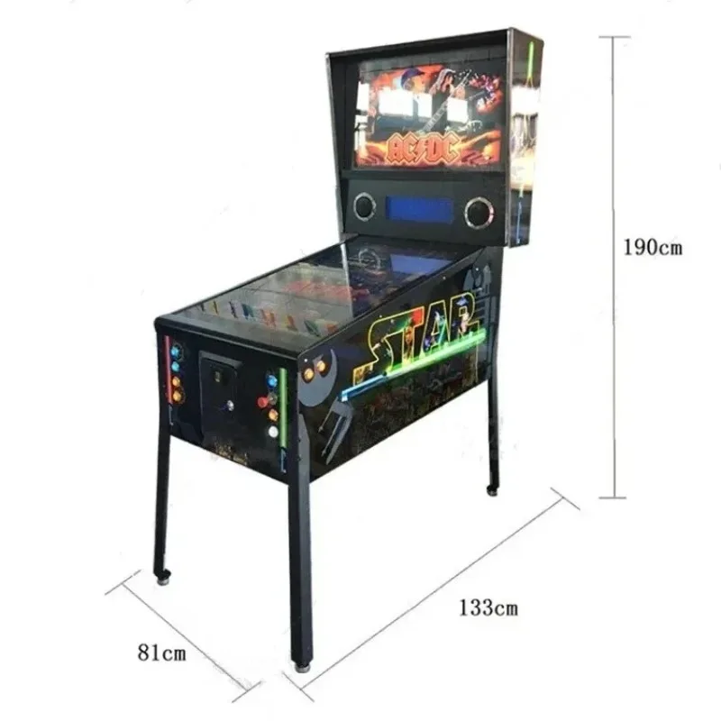 

Entertainment Coin Operated Virtual Pinball Arcade Game Machine 4k Resolution 3 Screen 863 Games