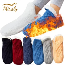 Super quente masculino antiderrapante inverno meias de chão térmica das mulheres dos homens chinelo meias curto algodão engrossado casa dormir fuzzy chão meia