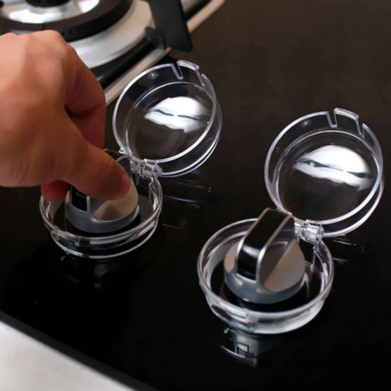 6 Pcs Gas Stove Knob Covers Baby Safety Oven Lock Lid Infant Child Protector Home Kitchen Switch Protection Tool