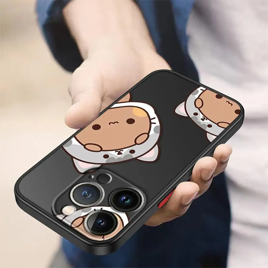 Back Phone Cover Case for iPhone 12 11 13 Mini 16 Pro Max 17 Air XS 14 16e 15 Plus 7 8 Cartoon Cute Yier