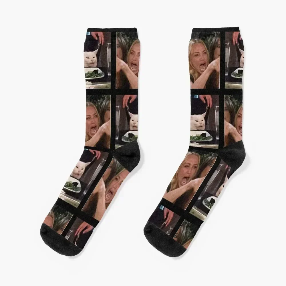 

The Cat MEME - Part 1 Socks warm winter loose essential ankle Woman Socks Men's