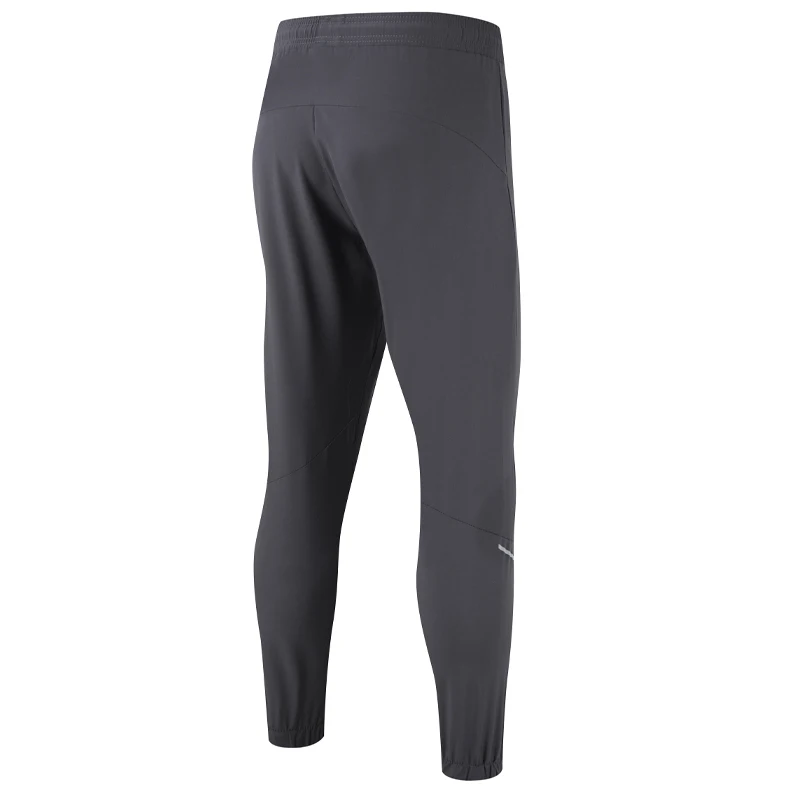 Men Gym Running Long Pants Breathable Jogging Running Casual Sweatpants Quick Drying Zip Pocke Training Sport Trousers