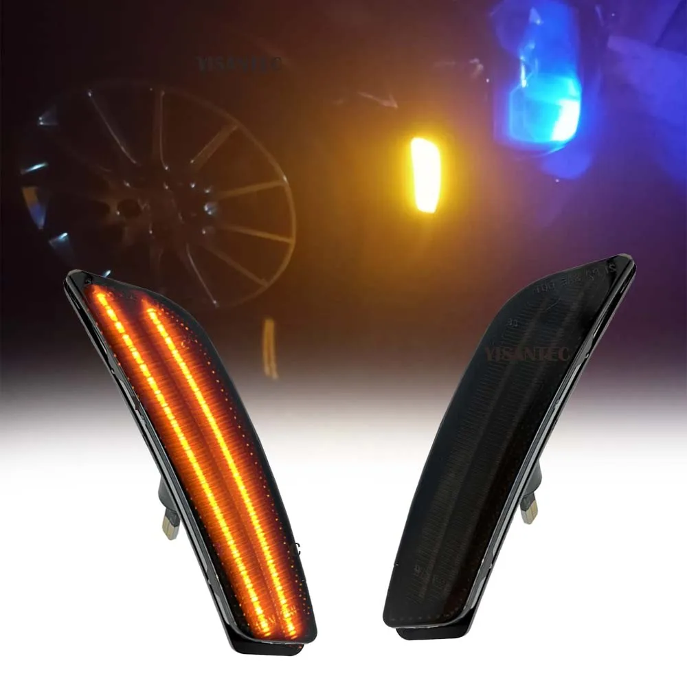 

2PCS Front Bumper LED Side Marker Lights For Cadillac CTS 2003 2004 2005 2006-2007 CTS V 2003-2007 Car Light Accessories