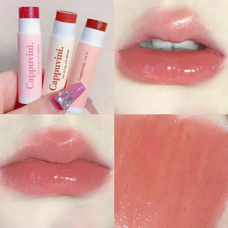 1/3 ชิ้น/เซ็ตลิปสติกให้ความชุ่มชื้นกันน้ํา Long Lasting Nourishing Lip Care Anti-drying Exfoliating สี Lip Balm เครื่องสําอาง