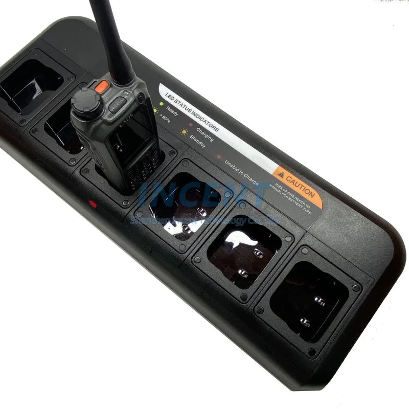 TH9 Six Way Charger Multi Charger for Airbus EADS THR9i THR9 Walkie Talkie Radio Accessories