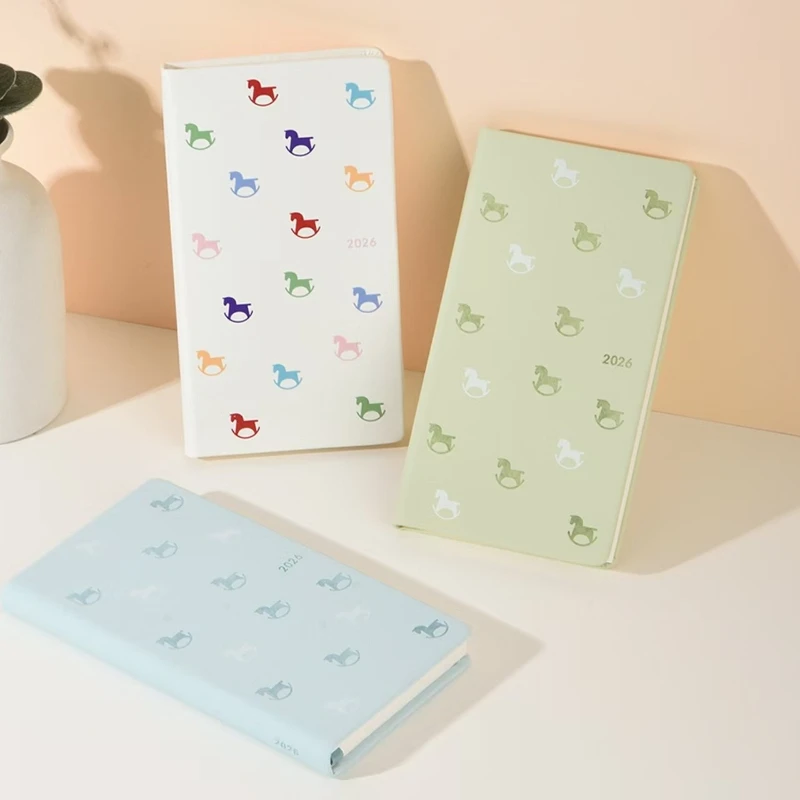 Planificador de caballos 2026 de edición limitada: portada del zodiaco artístico con diseño semanal y seguimiento de hábitos