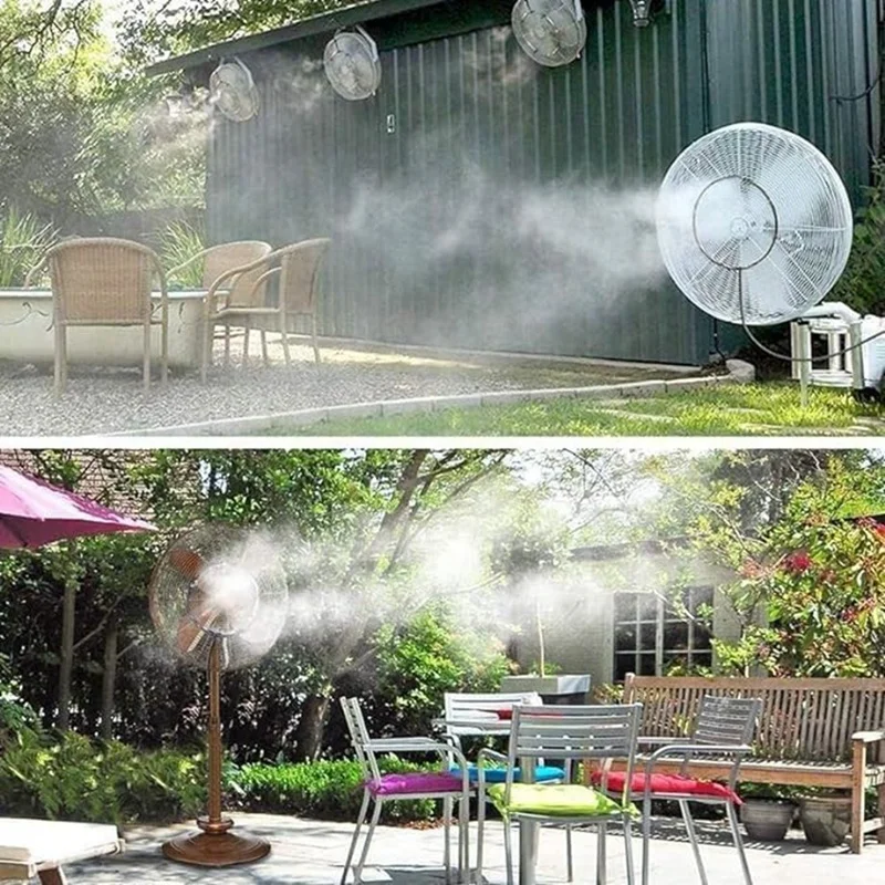 ชุดพัดลมทำความเย็นฤดูร้อนชุดพัดลมน้ำเหมาะสำหรับสวนสระว่ายน้ำหลา